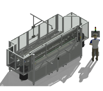 Zautomatyzowana maszyna do spieniania drzwi przesuwnych z napędem elektrycznym
