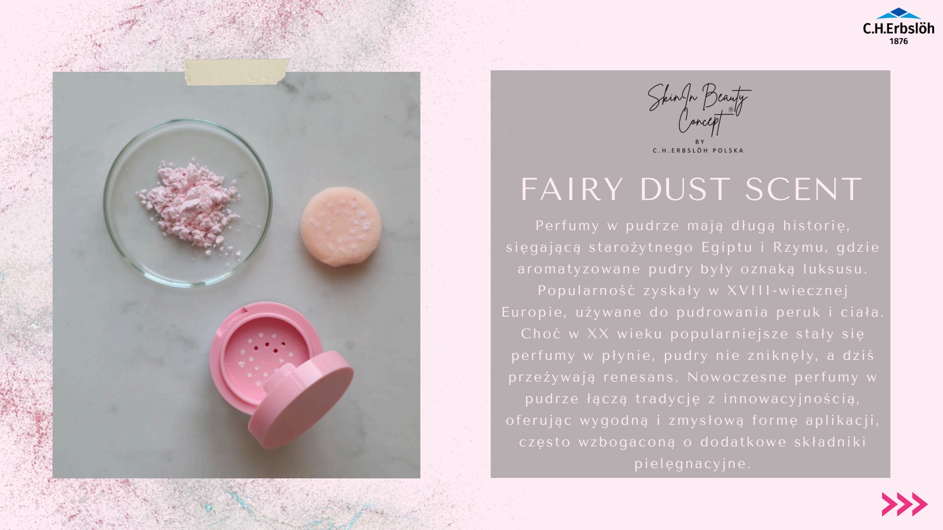 Perfumy w pudrze