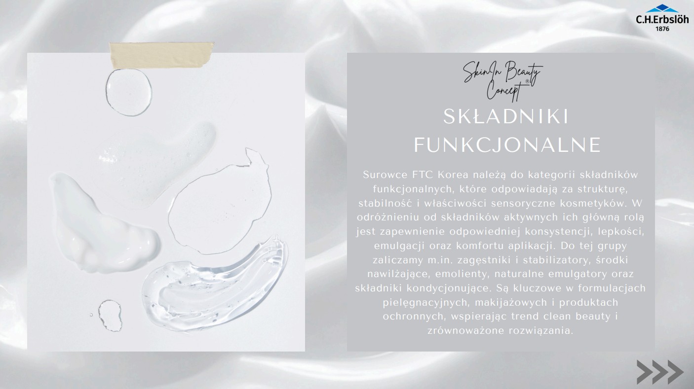 Nowości w surowcach kosmetycznych