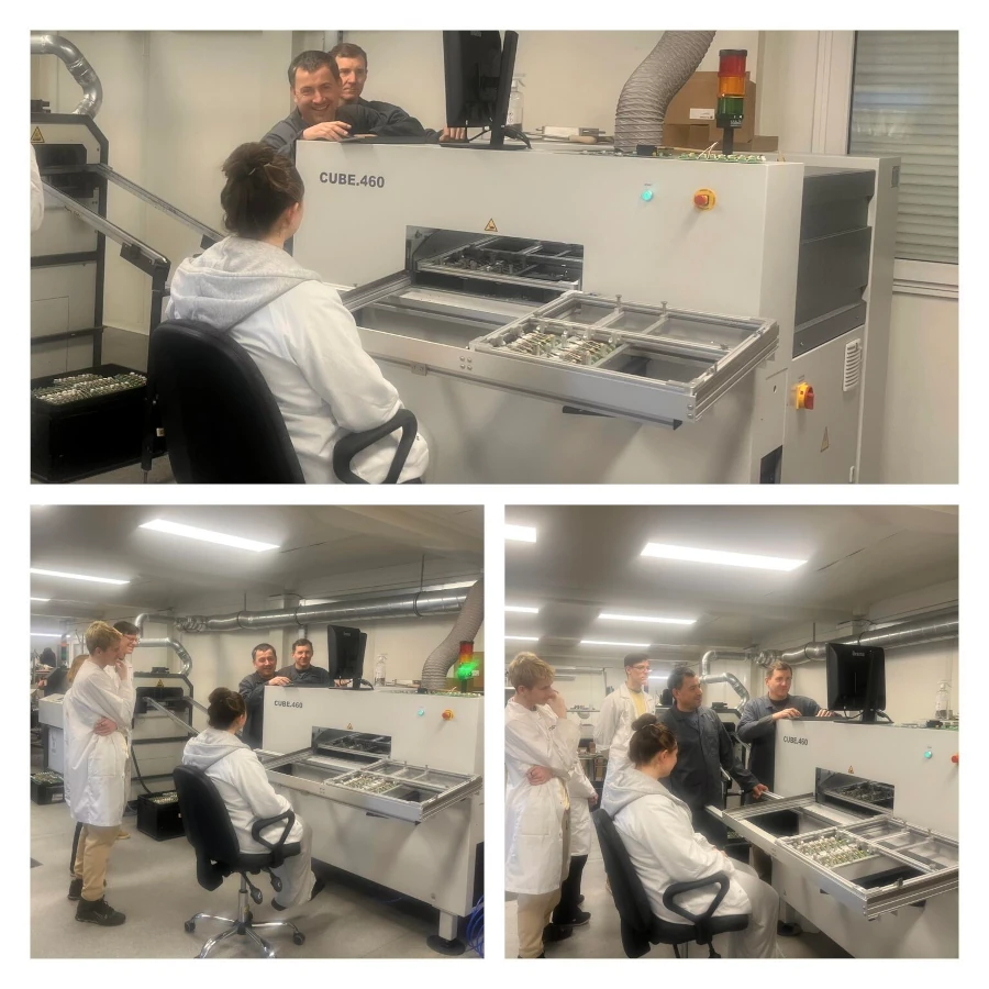 Wdrożenie maszyny CUBE460 – systemu do lutowania selektywnego