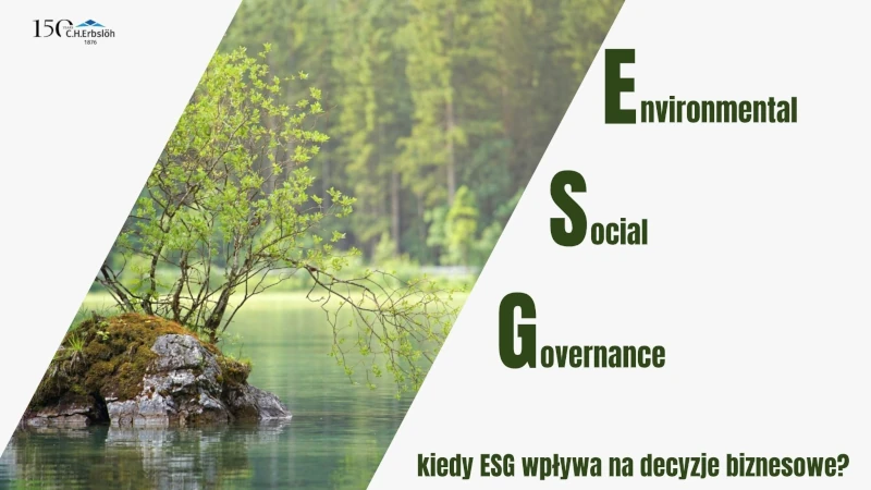Zastanawialiście się kiedy ESG zaczyna wpływać na decyzje biznesowe