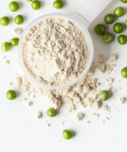 Teksturowane białko grochowe